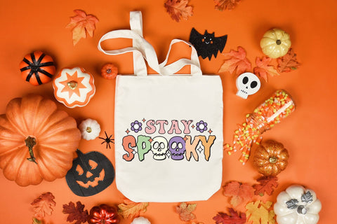 Stay Spooky PNG, Retro Halloween Sublimation Sublimation CraftLabSVG 