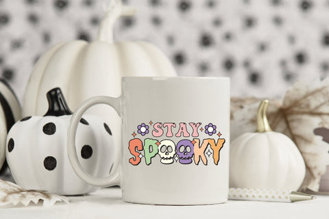Stay Spooky PNG, Retro Halloween Sublimation Sublimation CraftLabSVG 