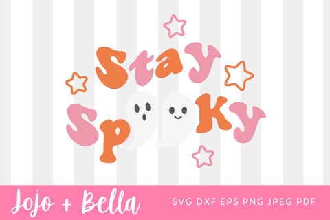 Stay Spooky svg, Halloween SVG, Ghost Svg, Spooky Svg, Cat Svg, Svg files for Cricut, Silhouette, Sublimation Designs Downloads SVG Jojo&Bella 