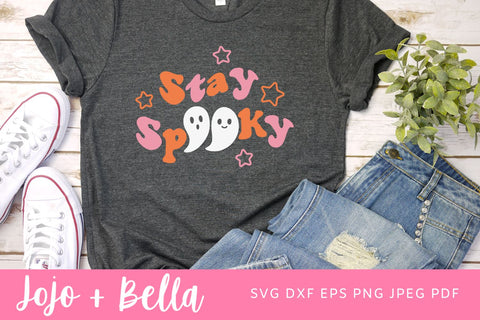 Stay Spooky svg, Halloween SVG, Ghost Svg, Spooky Svg, Cat Svg, Svg files for Cricut, Silhouette, Sublimation Designs Downloads SVG Jojo&Bella 