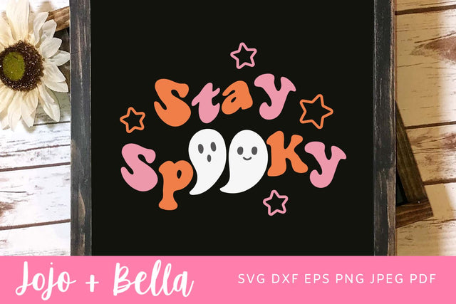 Stay Spooky svg, Halloween SVG, Ghost Svg, Spooky Svg, Cat Svg, Svg files for Cricut, Silhouette, Sublimation Designs Downloads SVG Jojo&Bella 