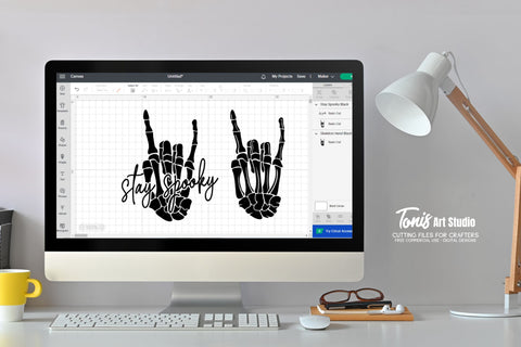 Stay Spooky SVG - Skeleton Svg - Skeleton Hand Clipart - Halloween Svg - Spooky Season SVG TonisArtStudio 
