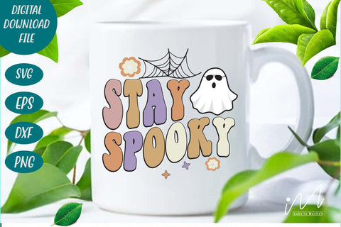 Stay spooky svg, Stay spooky sweet shirt, Funny Halloween svg, Halloween ghost svg, Halloween gift shirt, Cut files, Halloween fall t shirt SVG Isabella Machell 