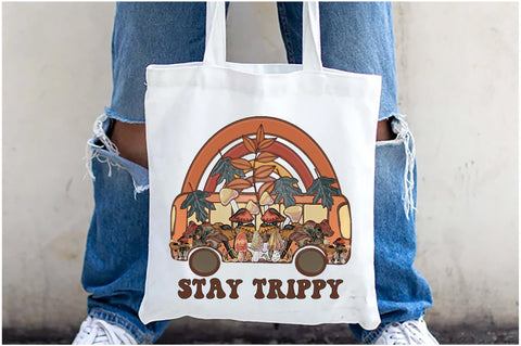 Stay Trippy Mushroom Bus Sublimation Sublimation Jagonath Roy 