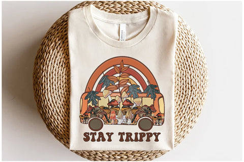 Stay Trippy Mushroom Bus Sublimation Sublimation Jagonath Roy 