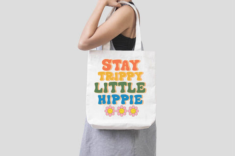 Stay Trippy Retro Hippie Sublimation SVG designartist 