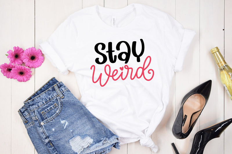 Stay Weird | Funny SVG Cut File SVG dapiyupi store 