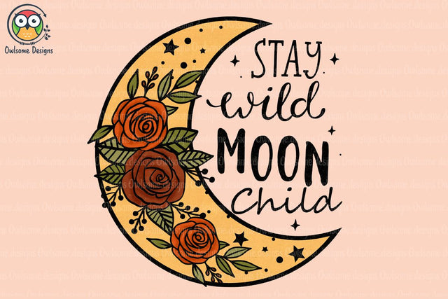 Stay Wild Moon Child Sublimation Sublimation LAM HOANG THUY 