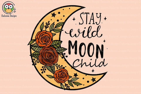 Stay Wild Moon Child Sublimation Sublimation LAM HOANG THUY 