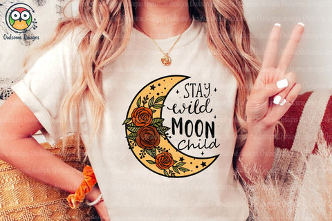 Stay Wild Moon Child Sublimation Sublimation LAM HOANG THUY 