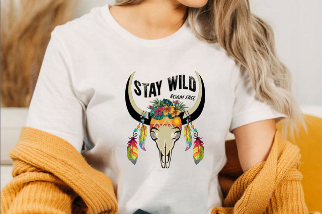 Stay Wild Roam Free Sublimation SVGArt 
