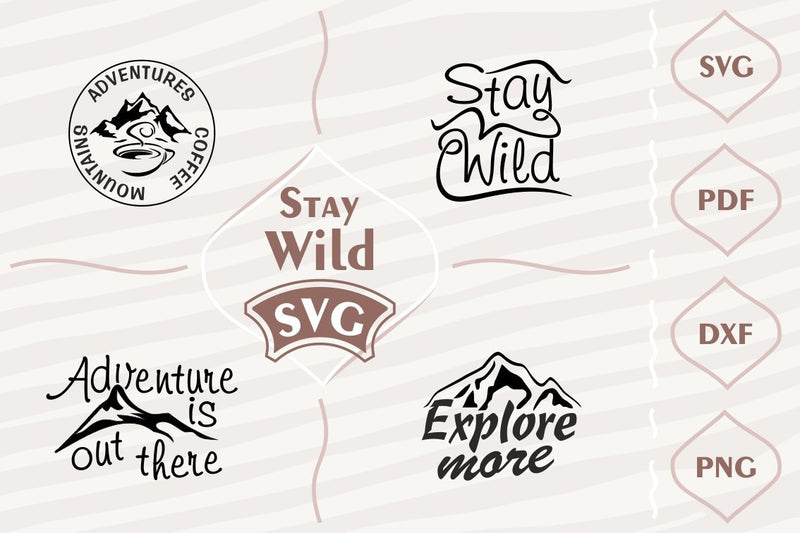 Stay wild SVG bundle SVG Digital Mojito 