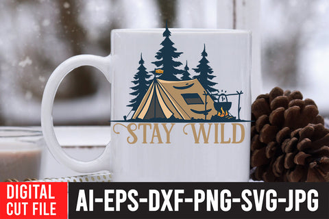 Stay Wild SVG Cut File SVG BlackCatsMedia 