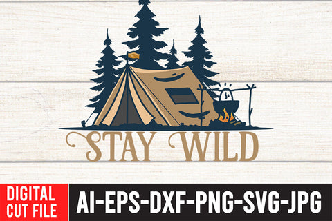 Stay Wild SVG Cut File SVG BlackCatsMedia 