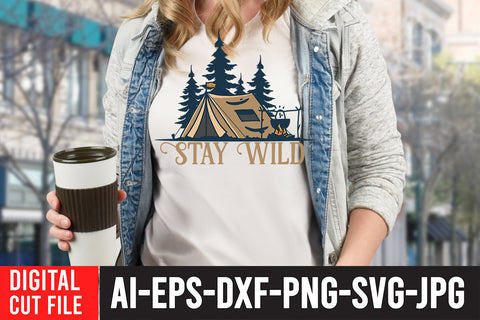 Stay Wild SVG Cut File SVG BlackCatsMedia 
