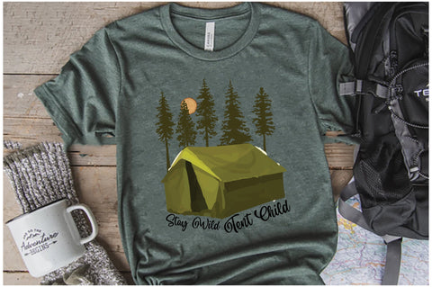 Stay Wild Tent Child Sublimation Sublimation Jagonath Roy 