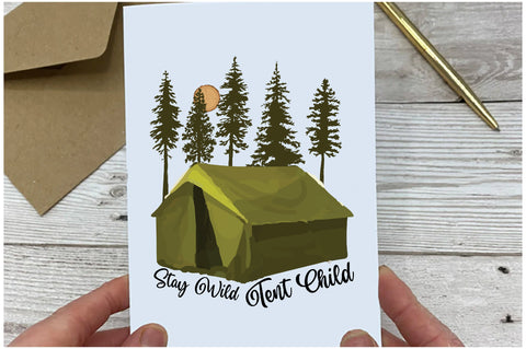 Stay Wild Tent Child Sublimation Sublimation Jagonath Roy 