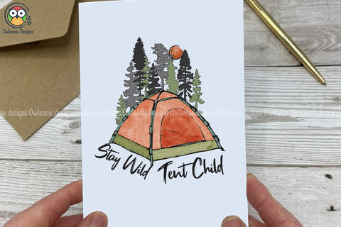Stay Wild Tent Child Sublimation Sublimation LAM HOANG THUY 
