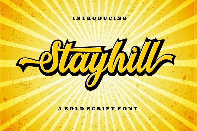 Stayhill Font AngelStudio 