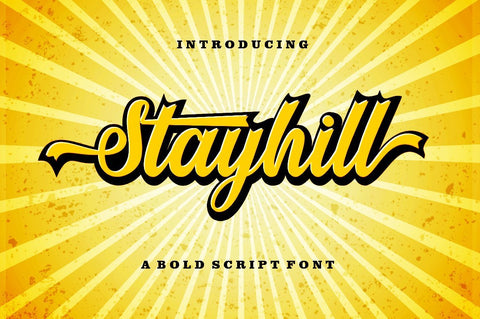 Stayhill Font AngelStudio 