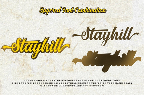 Stayhill Font AngelStudio 