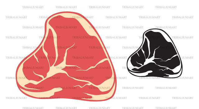 Steak - fresh meat SVG TribaliumArtSF 