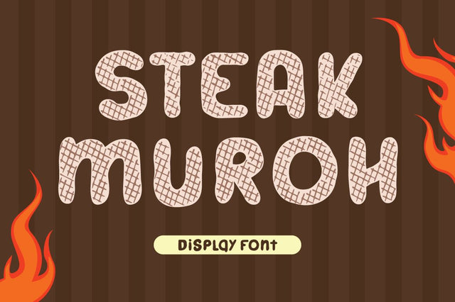 Steak Muroh - Layered Font Font Attype studio 
