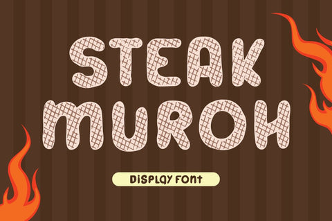 Steak Muroh - Layered Font Font Attype studio 
