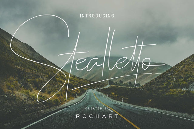 Stealletto Font Rochart studio 