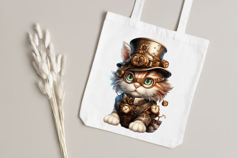 Steampunk Cat Sublimation Clipart Sublimation Regulrcrative 