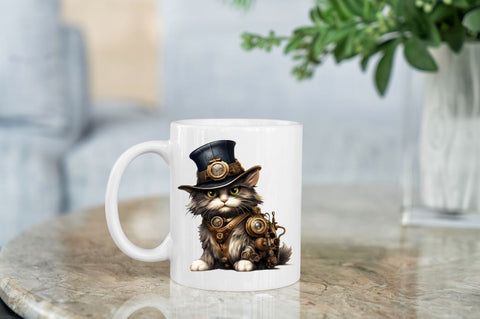 Steampunk Cat Sublimation Clipart Sublimation Regulrcrative 