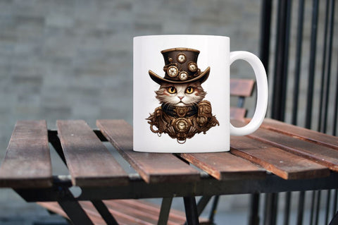 Steampunk Cat Sublimation Clipart Sublimation Regulrcrative 