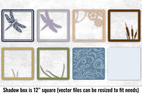 Steampunk Dragonfly and Cattails laser cut files SVG Angel on Empire 