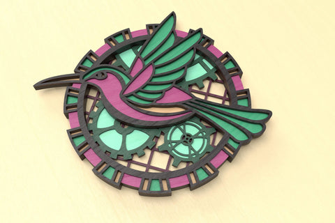 Steampunk Hummingbird SVG cut files SVG Angel on Empire 