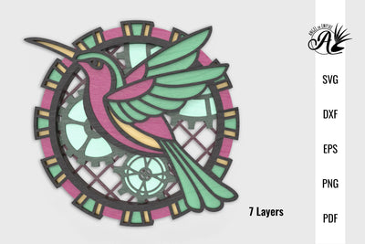 Steampunk Hummingbird SVG cut files SVG Angel on Empire 
