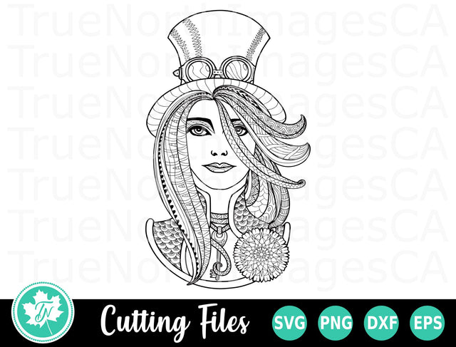 Steampunk SVG | Zentangle SVG | Mandala SVG SVG TrueNorthImagesCA 
