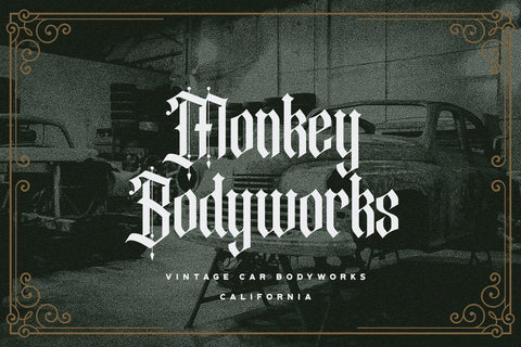 Steffany Wolfeng - Blackletter Font Font StringLabs 