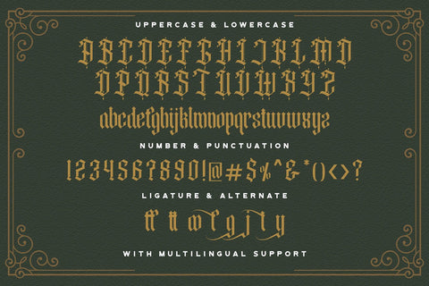 Steffany Wolfeng - Blackletter Font Font StringLabs 