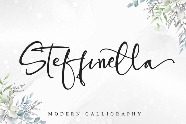 STEFFINELLA Font Stefani Letter 