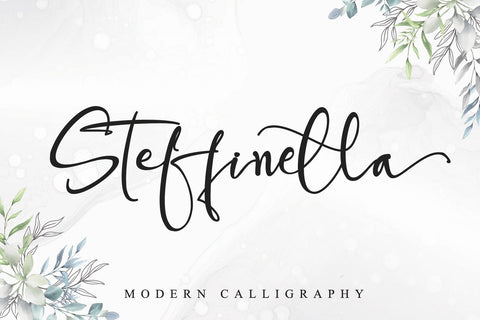 STEFFINELLA Font Stefani Letter 