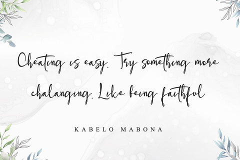 STEFFINELLA Font Stefani Letter 