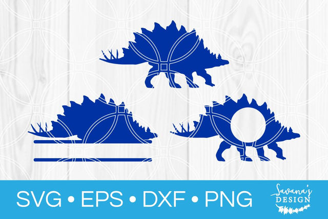 Stegosaurus Dinosaur SVG SavanasDesign 