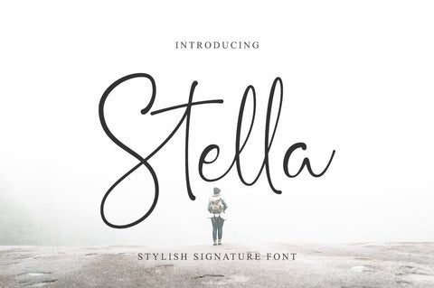 Stella Signature Font Suby Studio 
