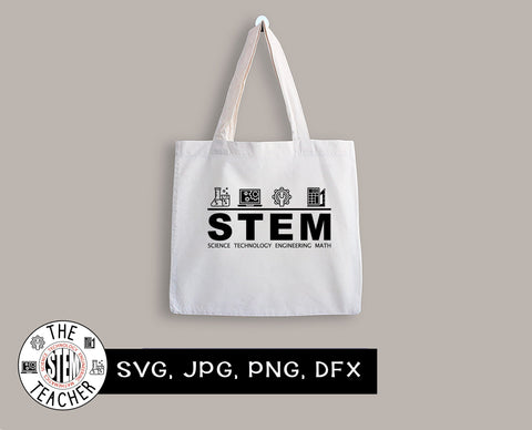 STEM Line SVG, dfx, png, jpg files, Science, Technology, Engineering, Mathematics, Teacher tshirt SVG The STEM Teacher 