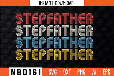 STEPFATHER Retro Design SVG Nbd161 