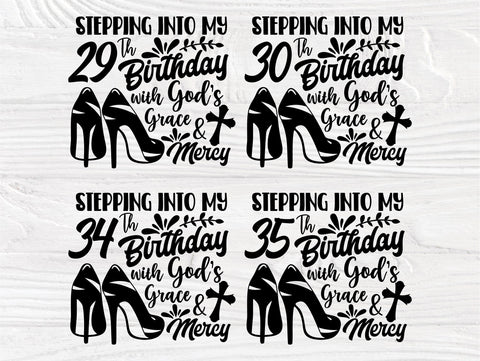 Stepping into my 16-35 Birthday SVG, High Heel Svg SVG TonisArtStudio 