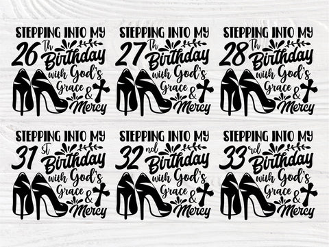 Stepping into my 16-35 Birthday SVG, High Heel Svg SVG TonisArtStudio 