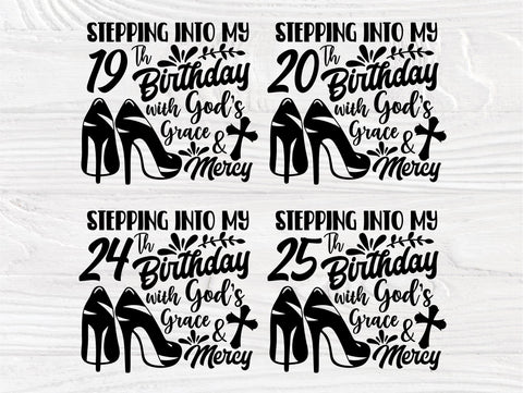 Stepping into my 16-35 Birthday SVG, High Heel Svg SVG TonisArtStudio 