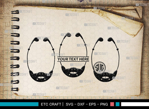 Stethoscope Monogram, Stethoscope Silhouette, Stethoscope SVG, Nurse Stethoscope Svg, Doctor Stethoscope Svg, Medical Icons Svg, SB00158 SVG ETC Craft 