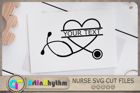Stethoscope Monograms Svg, Stethoscope Svg, Nurse Svg, Doctor Svg SVG Artinrhythm shop 